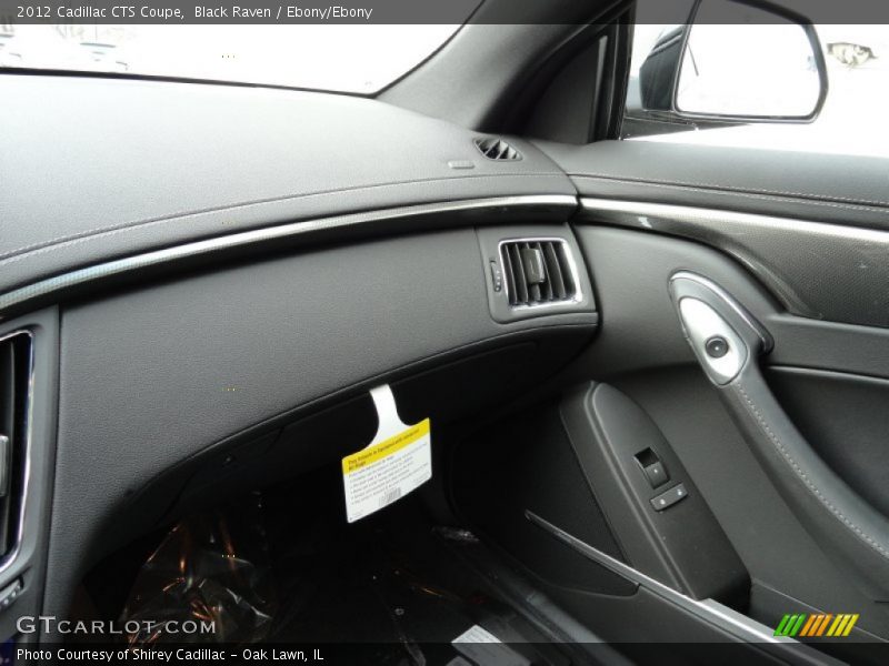Black Raven / Ebony/Ebony 2012 Cadillac CTS Coupe
