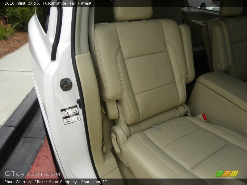 Tuscan White Pearl / Wheat 2010 Infiniti QX 56