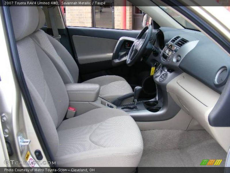Savannah Metallic / Taupe 2007 Toyota RAV4 Limited 4WD