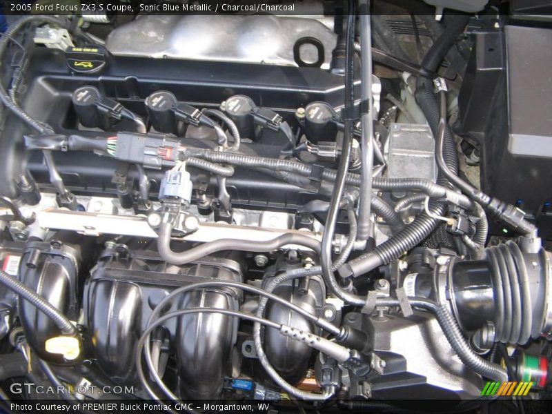 Sonic Blue Metallic / Charcoal/Charcoal 2005 Ford Focus ZX3 S Coupe