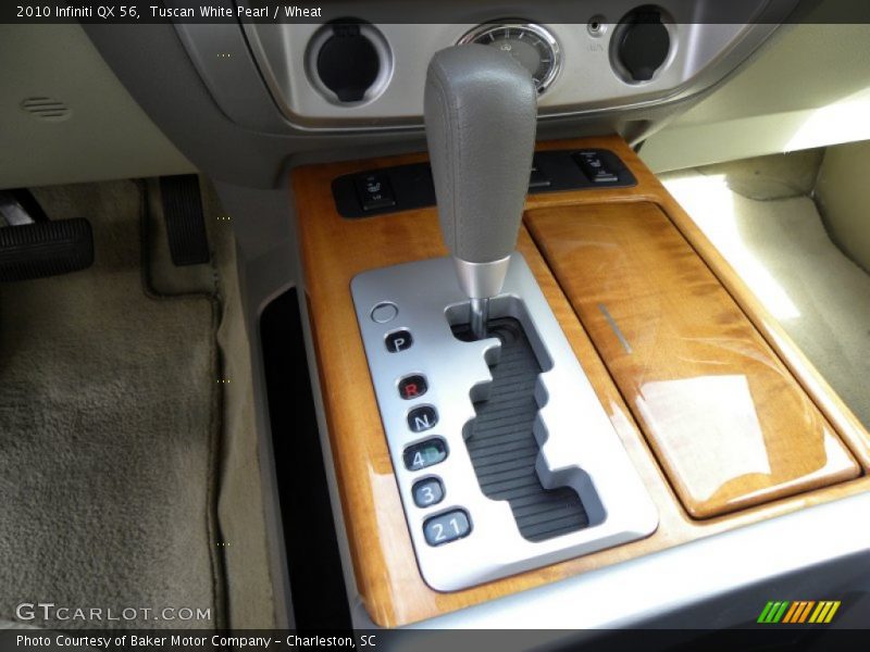 Tuscan White Pearl / Wheat 2010 Infiniti QX 56