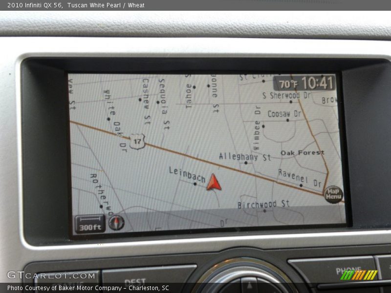 Tuscan White Pearl / Wheat 2010 Infiniti QX 56