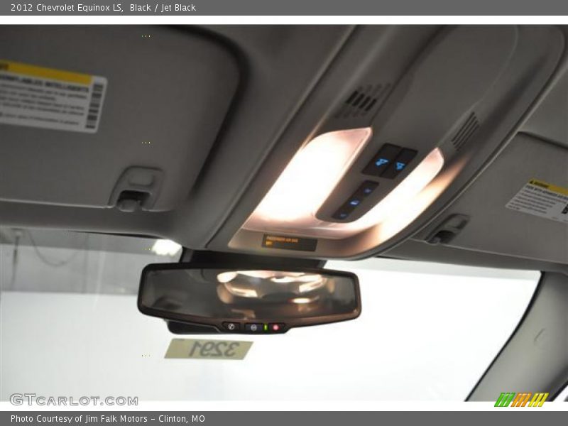 Black / Jet Black 2012 Chevrolet Equinox LS