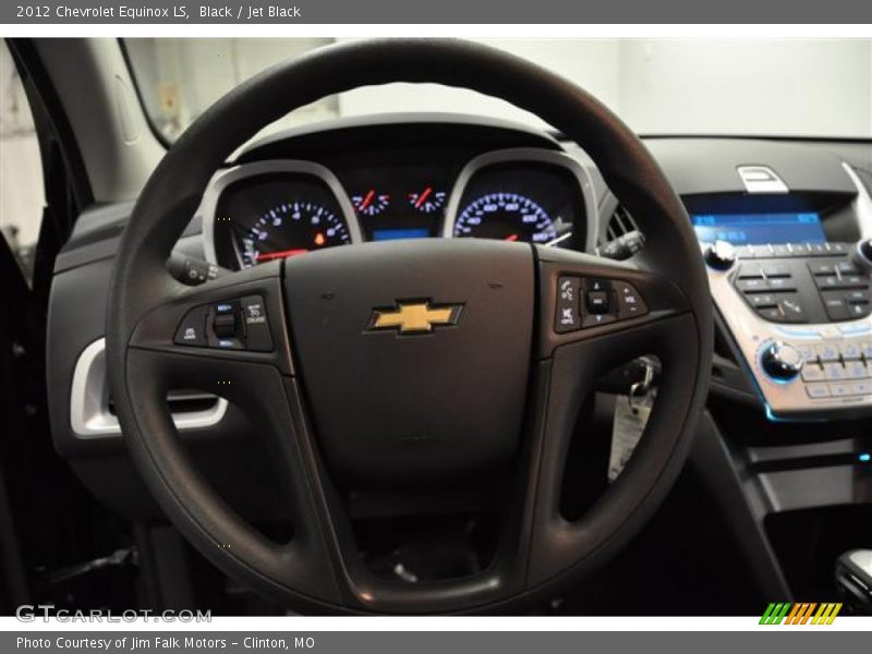 Black / Jet Black 2012 Chevrolet Equinox LS