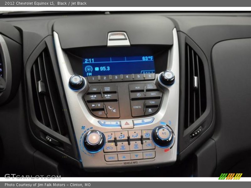 Black / Jet Black 2012 Chevrolet Equinox LS