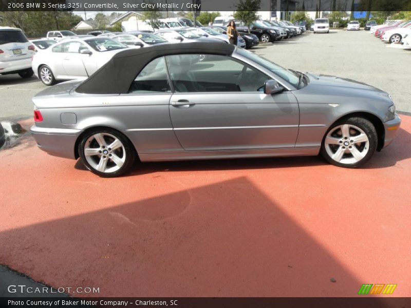 Silver Grey Metallic / Grey 2006 BMW 3 Series 325i Convertible
