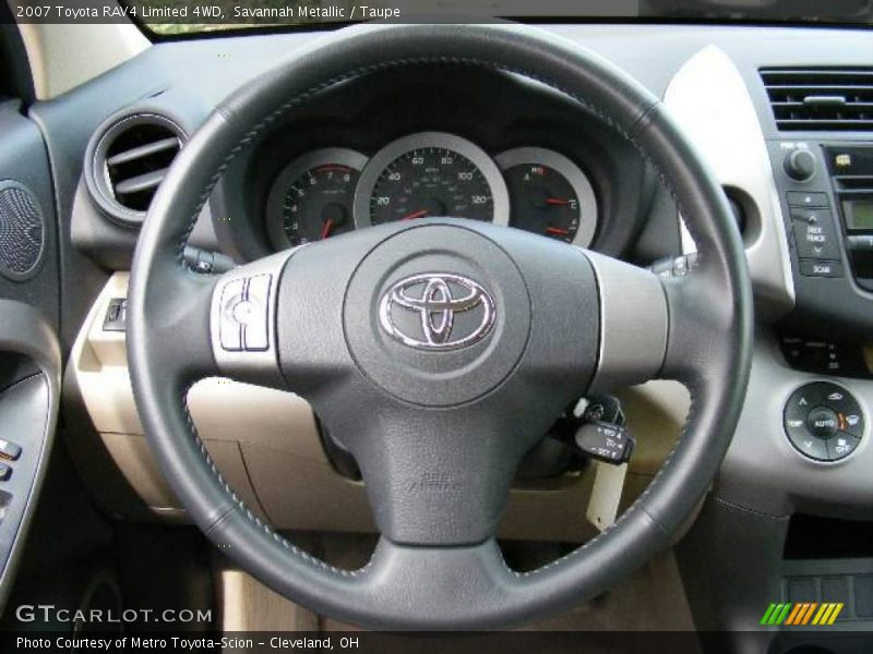 Savannah Metallic / Taupe 2007 Toyota RAV4 Limited 4WD