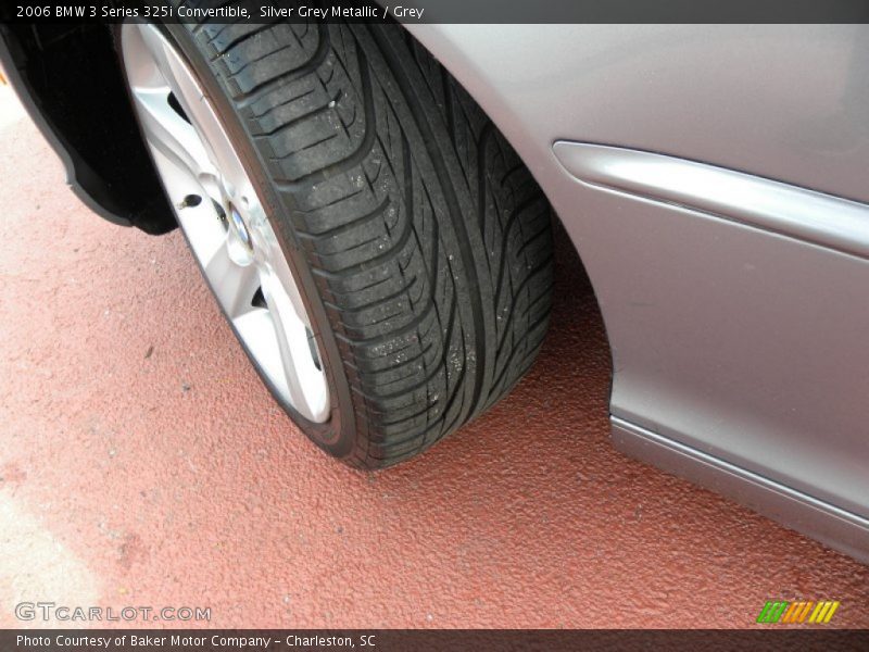 Silver Grey Metallic / Grey 2006 BMW 3 Series 325i Convertible