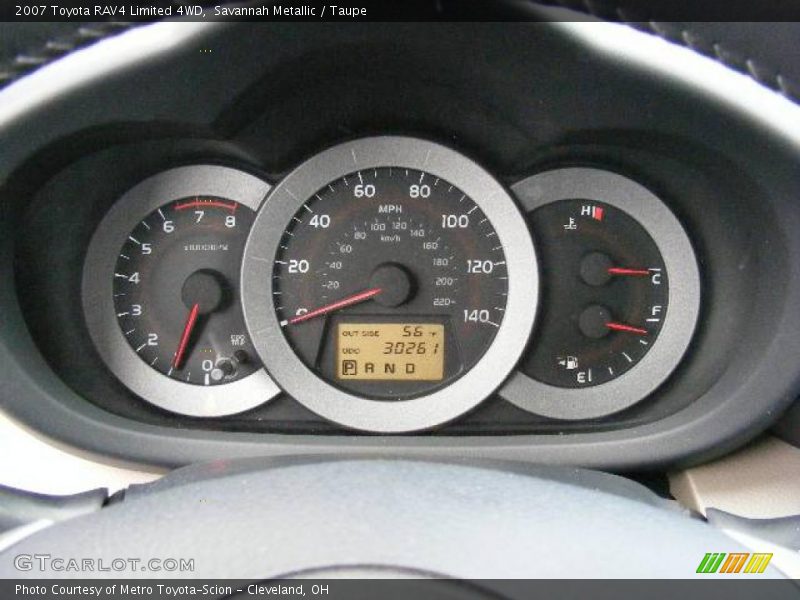 Savannah Metallic / Taupe 2007 Toyota RAV4 Limited 4WD