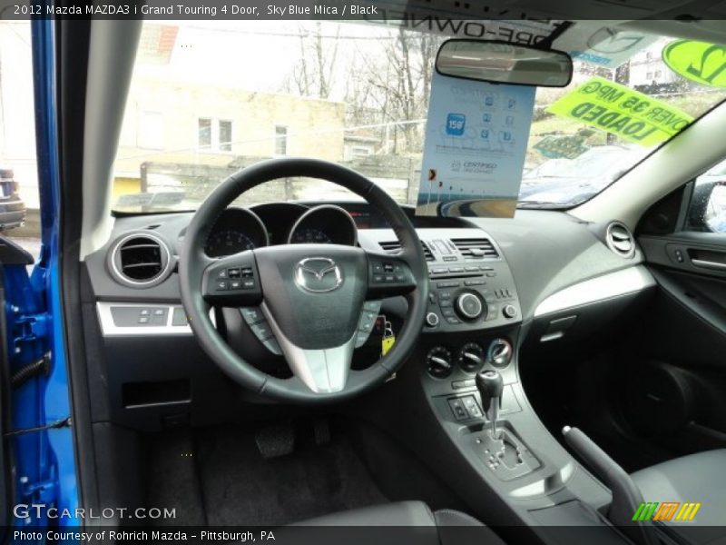 Dashboard of 2012 MAZDA3 i Grand Touring 4 Door