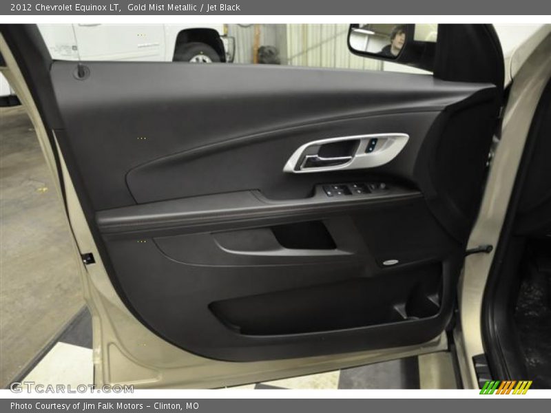 Gold Mist Metallic / Jet Black 2012 Chevrolet Equinox LT