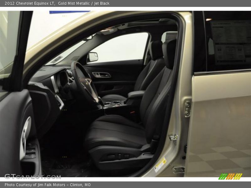 Gold Mist Metallic / Jet Black 2012 Chevrolet Equinox LT
