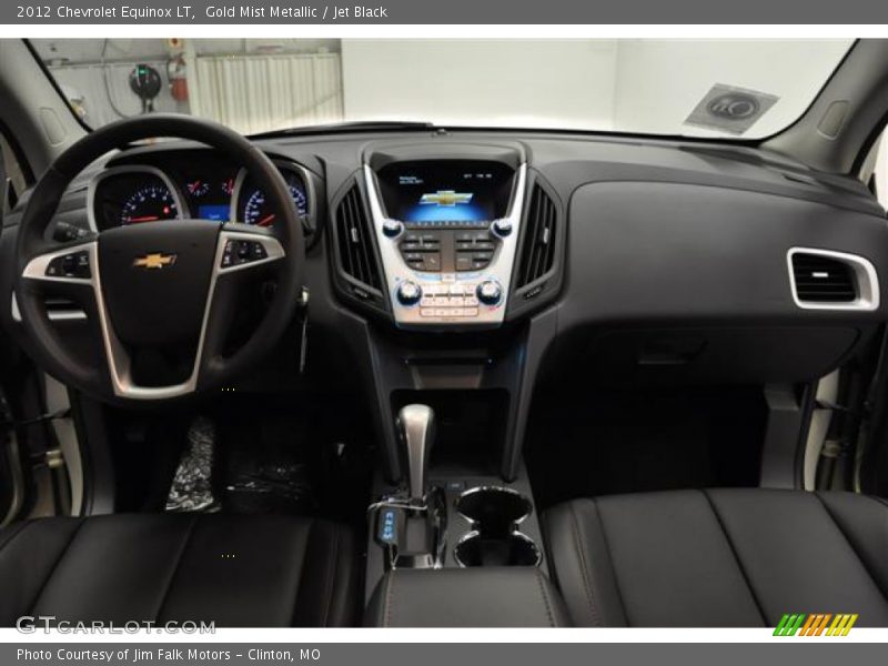 Gold Mist Metallic / Jet Black 2012 Chevrolet Equinox LT