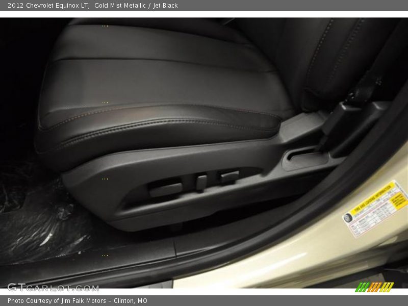 Gold Mist Metallic / Jet Black 2012 Chevrolet Equinox LT