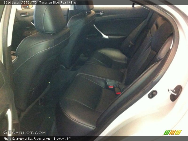 Tungsten Silver Pearl / Black 2010 Lexus IS 250 AWD