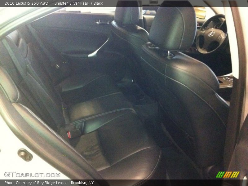 Tungsten Silver Pearl / Black 2010 Lexus IS 250 AWD