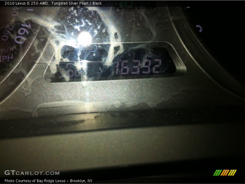 Tungsten Silver Pearl / Black 2010 Lexus IS 250 AWD