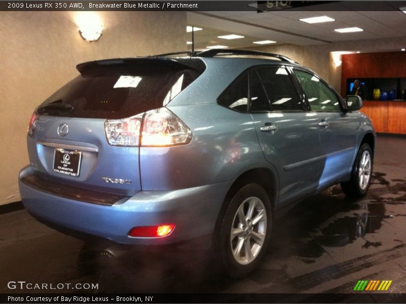 Breakwater Blue Metallic / Parchment 2009 Lexus RX 350 AWD