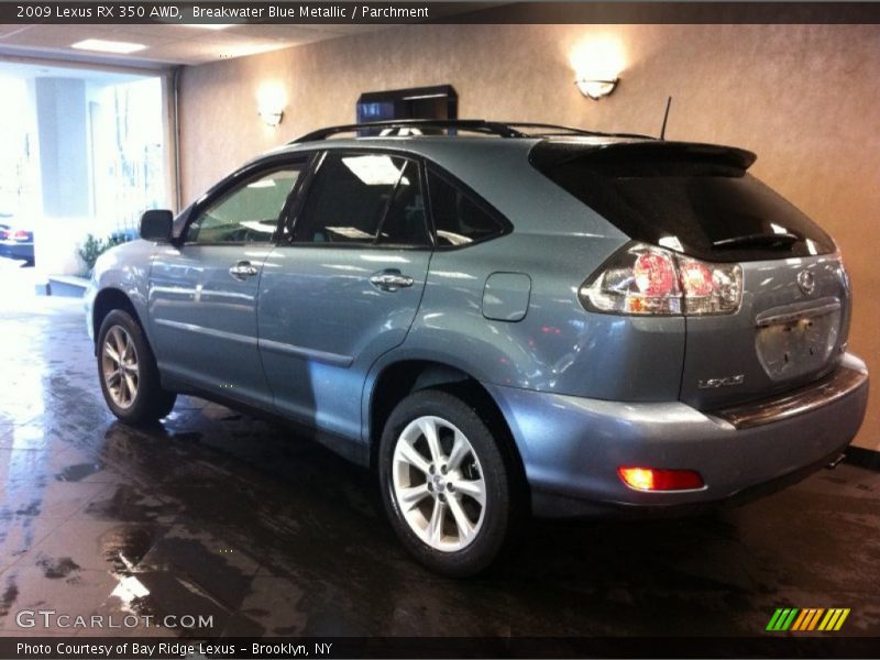 Breakwater Blue Metallic / Parchment 2009 Lexus RX 350 AWD