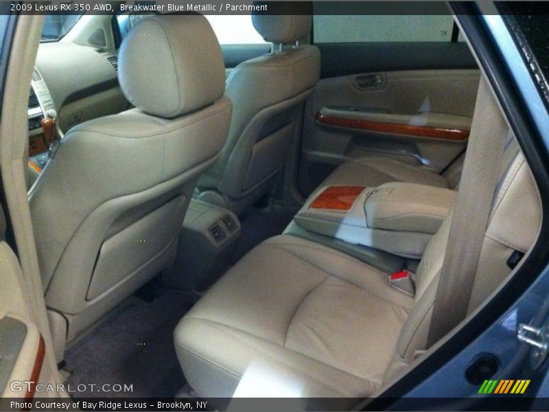 Breakwater Blue Metallic / Parchment 2009 Lexus RX 350 AWD