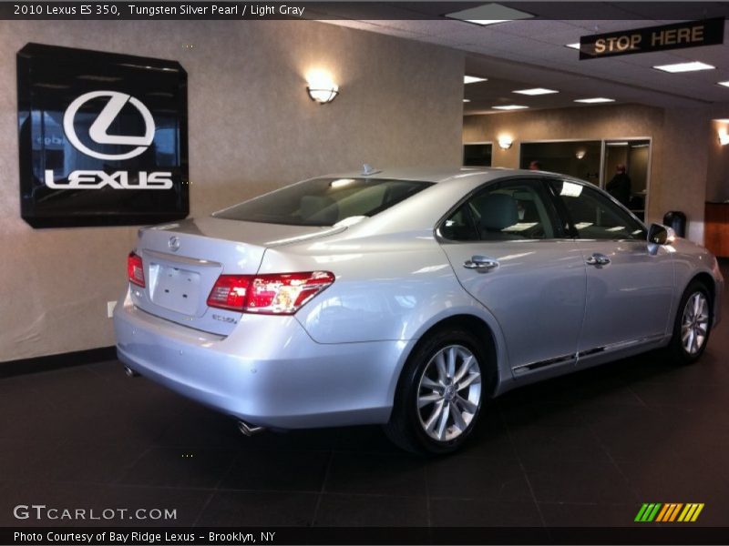 Tungsten Silver Pearl / Light Gray 2010 Lexus ES 350