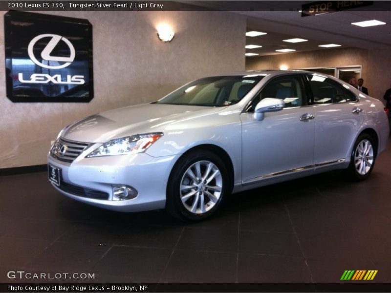Tungsten Silver Pearl / Light Gray 2010 Lexus ES 350
