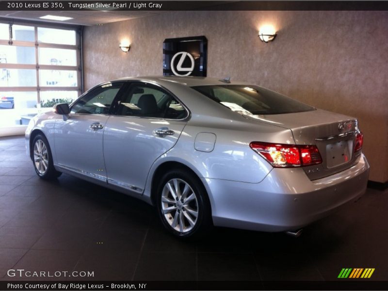 Tungsten Silver Pearl / Light Gray 2010 Lexus ES 350