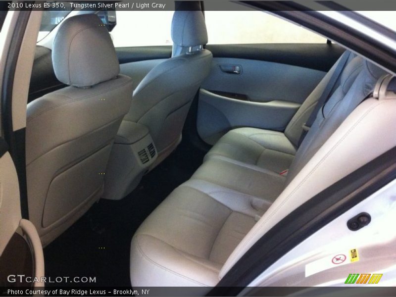 Tungsten Silver Pearl / Light Gray 2010 Lexus ES 350