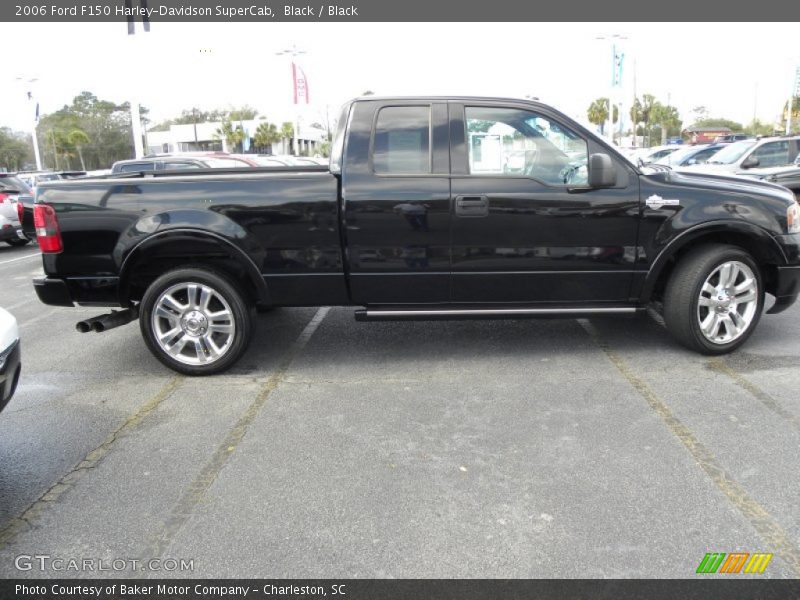 Black / Black 2006 Ford F150 Harley-Davidson SuperCab