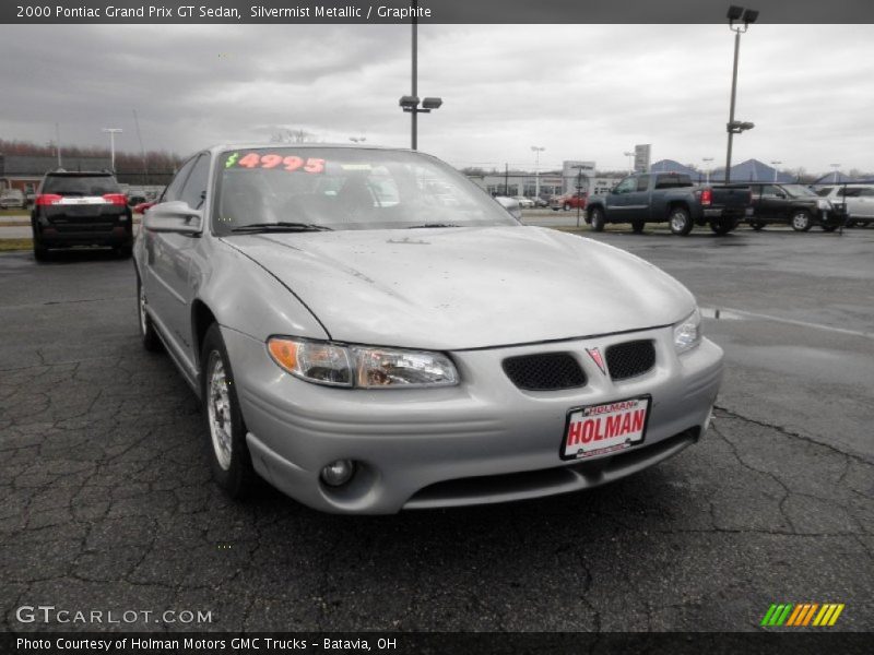 Silvermist Metallic / Graphite 2000 Pontiac Grand Prix GT Sedan