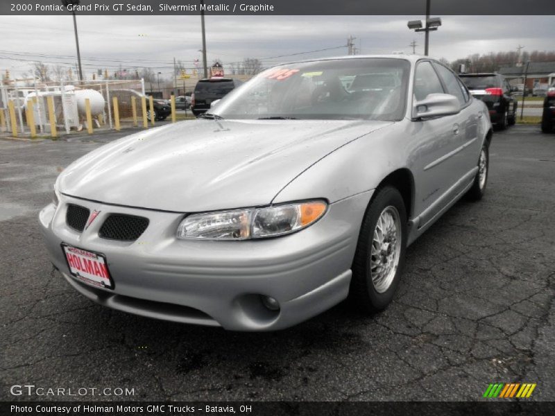 Silvermist Metallic / Graphite 2000 Pontiac Grand Prix GT Sedan