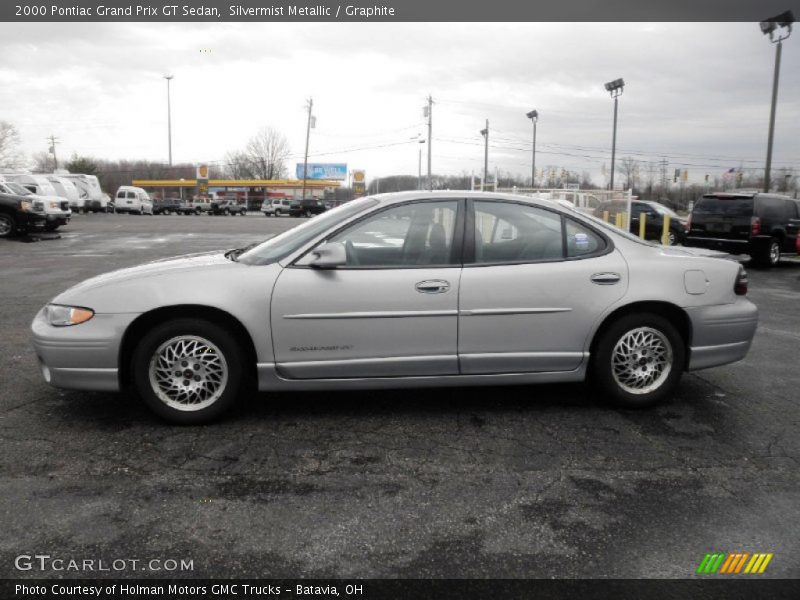Silvermist Metallic / Graphite 2000 Pontiac Grand Prix GT Sedan