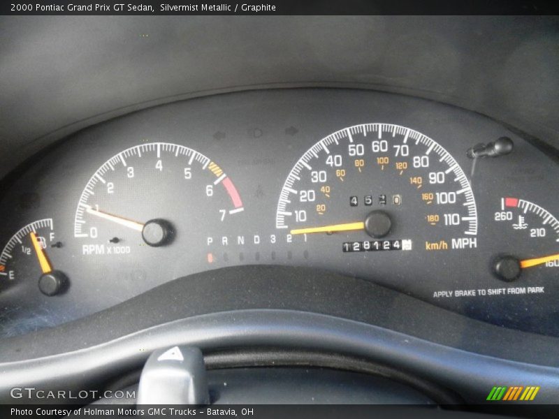 Silvermist Metallic / Graphite 2000 Pontiac Grand Prix GT Sedan