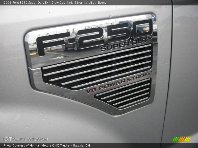 Silver Metallic / Ebony 2008 Ford F250 Super Duty FX4 Crew Cab 4x4