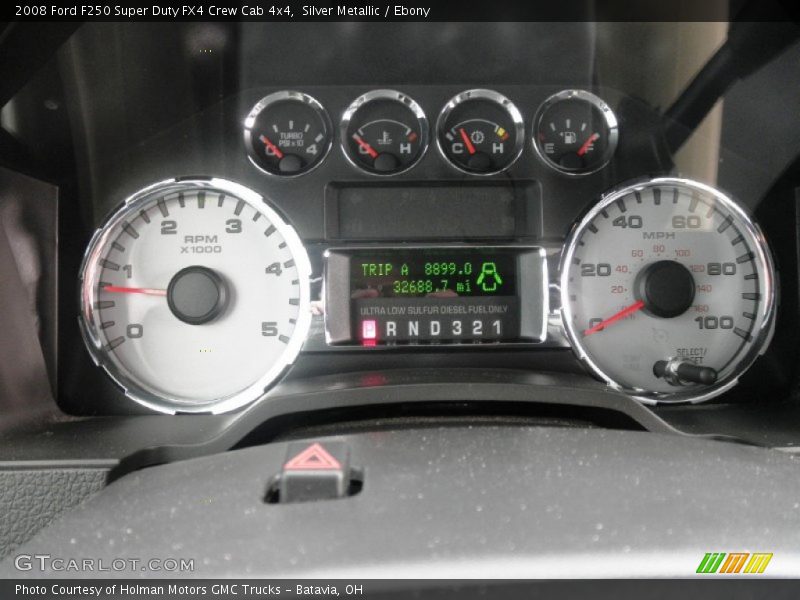 Silver Metallic / Ebony 2008 Ford F250 Super Duty FX4 Crew Cab 4x4