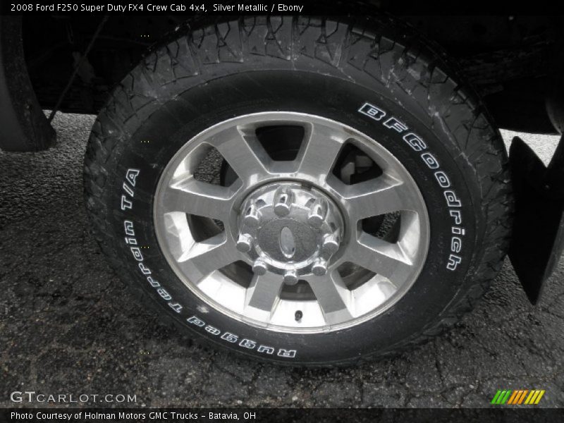 Silver Metallic / Ebony 2008 Ford F250 Super Duty FX4 Crew Cab 4x4