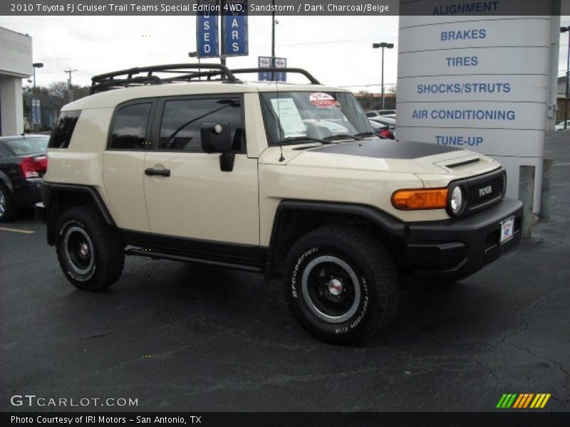 Sandstorm / Dark Charcoal/Beige 2010 Toyota FJ Cruiser Trail Teams Special Edition 4WD
