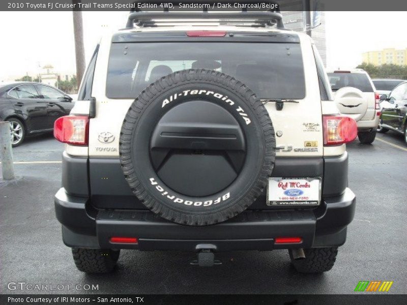 Sandstorm / Dark Charcoal/Beige 2010 Toyota FJ Cruiser Trail Teams Special Edition 4WD