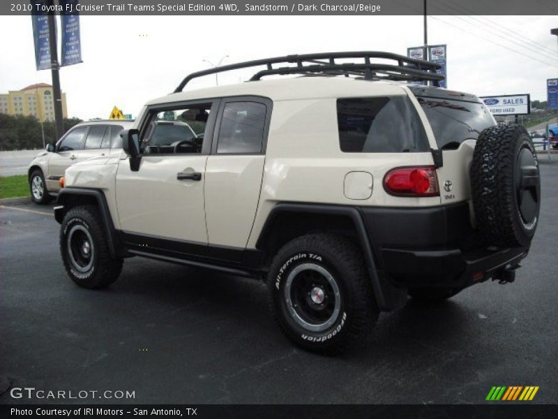 Sandstorm / Dark Charcoal/Beige 2010 Toyota FJ Cruiser Trail Teams Special Edition 4WD