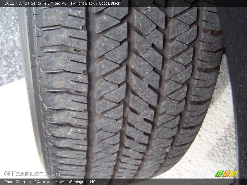 Twilight Black / Cocoa Black 2012 Hyundai Santa Fe Limited V6