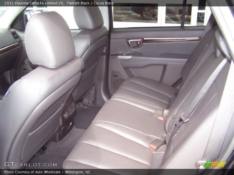 Twilight Black / Cocoa Black 2012 Hyundai Santa Fe Limited V6