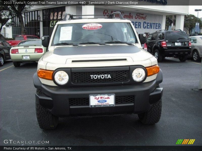 Sandstorm / Dark Charcoal/Beige 2010 Toyota FJ Cruiser Trail Teams Special Edition 4WD