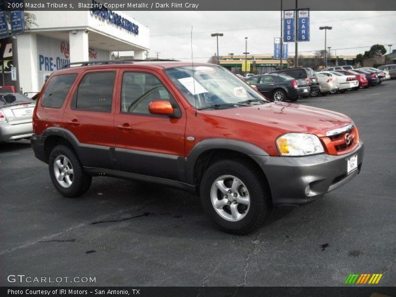 Blazzing Copper Metallic / Dark Flint Gray 2006 Mazda Tribute s