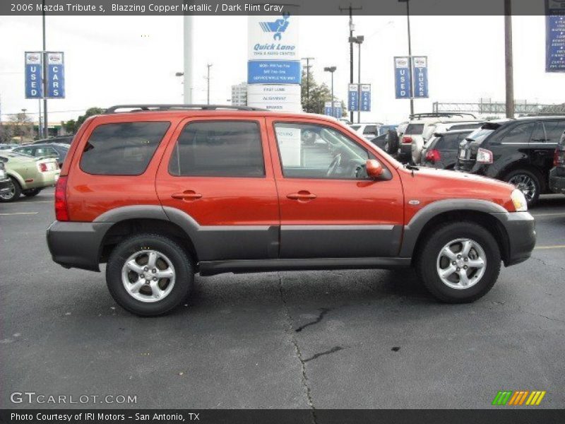 Blazzing Copper Metallic / Dark Flint Gray 2006 Mazda Tribute s