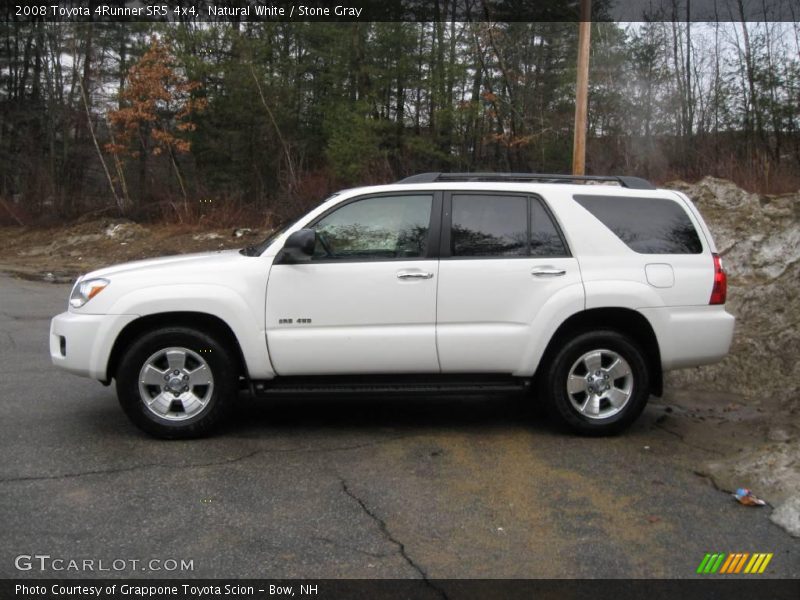 Natural White / Stone Gray 2008 Toyota 4Runner SR5 4x4