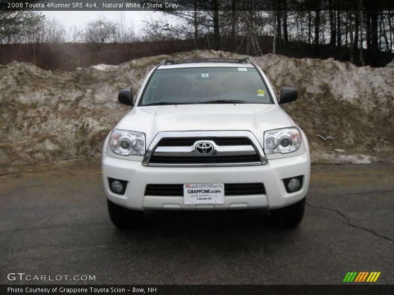 Natural White / Stone Gray 2008 Toyota 4Runner SR5 4x4