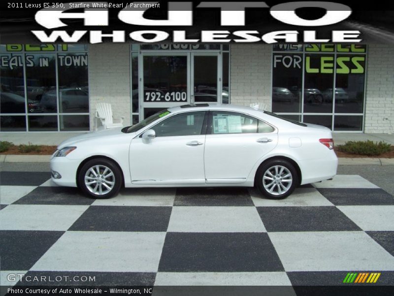 Starfire White Pearl / Parchment 2011 Lexus ES 350