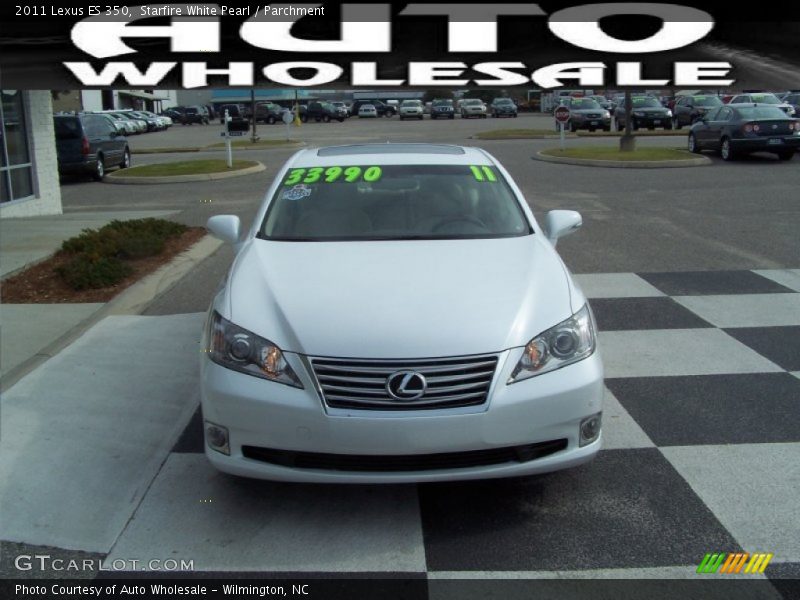 Starfire White Pearl / Parchment 2011 Lexus ES 350