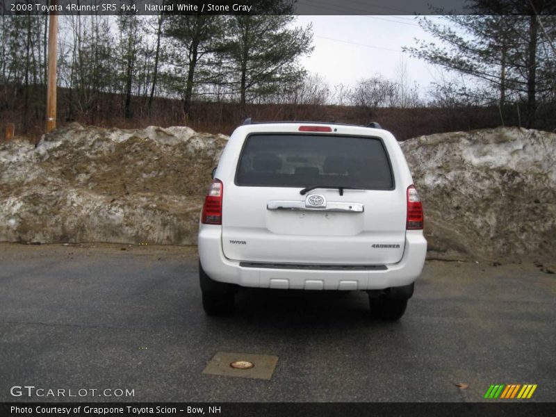 Natural White / Stone Gray 2008 Toyota 4Runner SR5 4x4