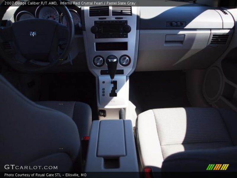 Inferno Red Crystal Pearl / Pastel Slate Gray 2007 Dodge Caliber R/T AWD